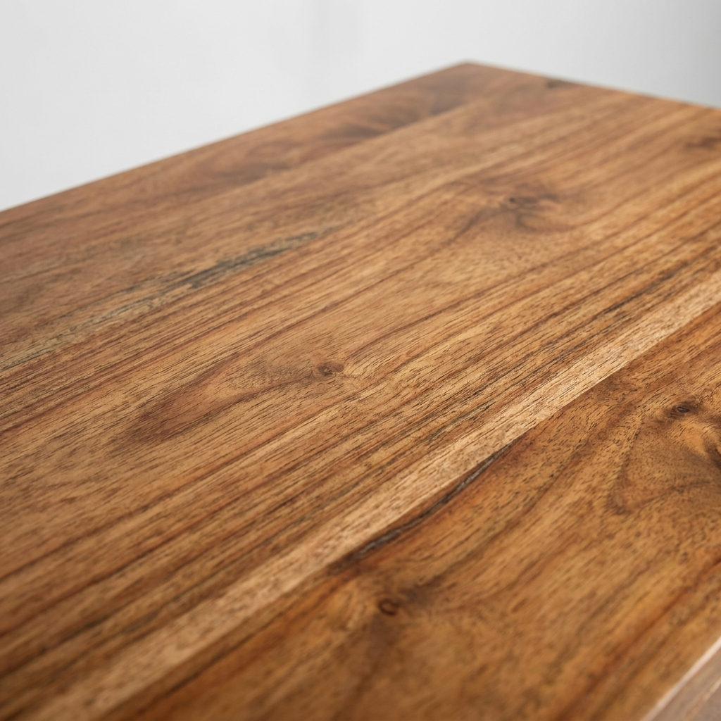 Solid Mango Wood Chestnut Nightstand