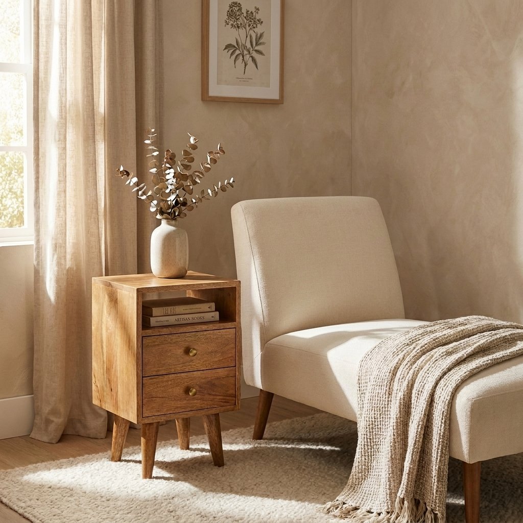 Mini Oak-ish Classic Open nightstand