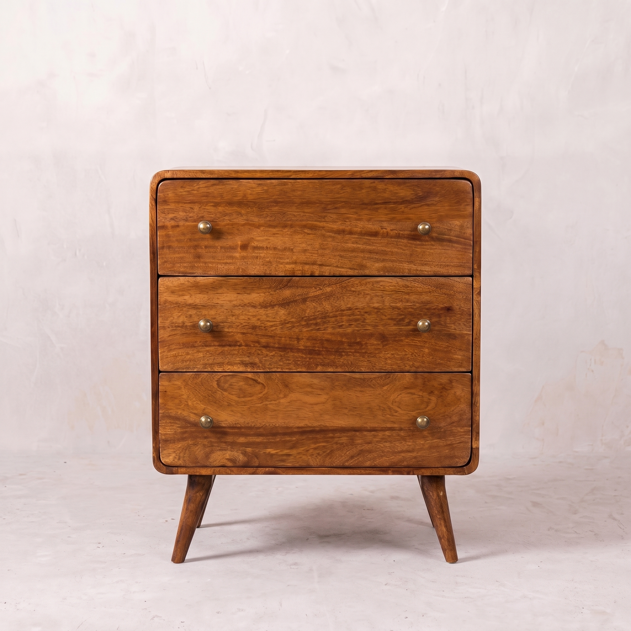 Curved Honey Caramel Chest