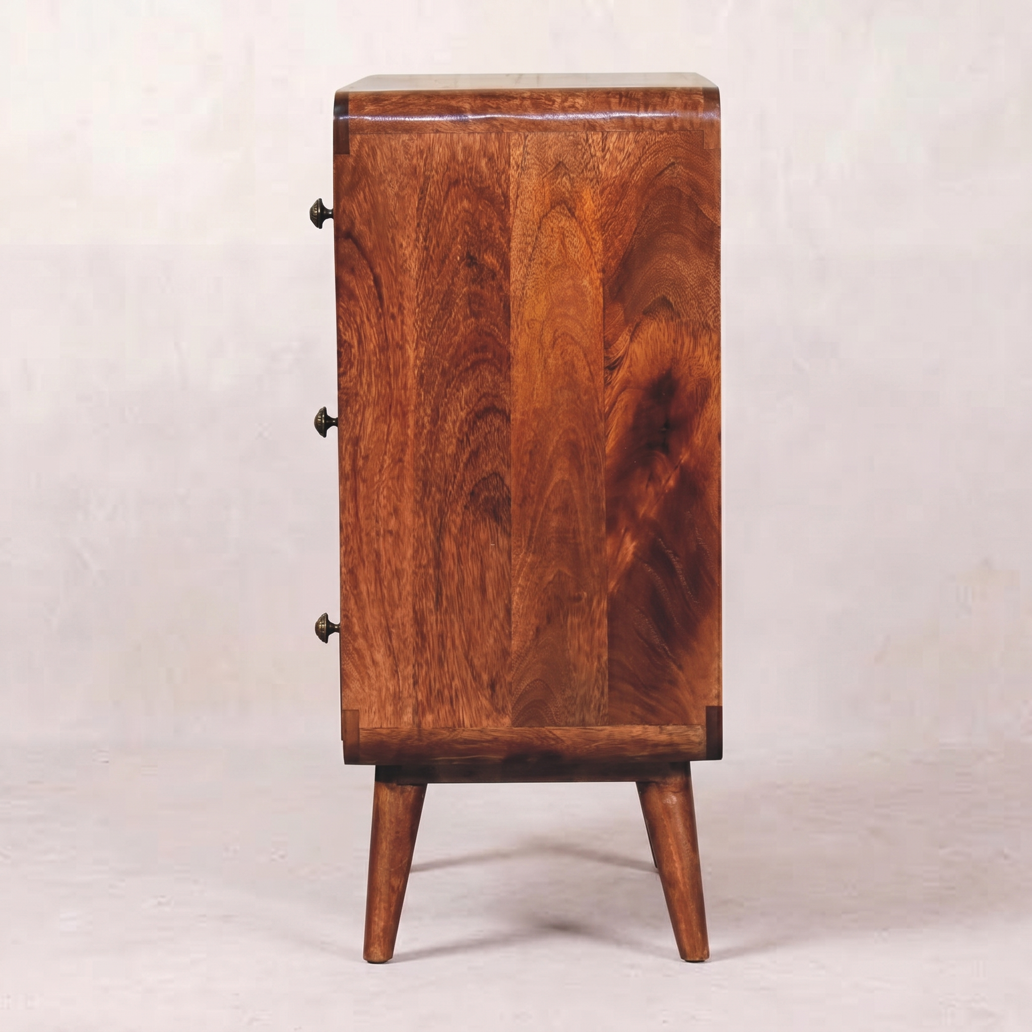 Curved Honey Caramel Chest