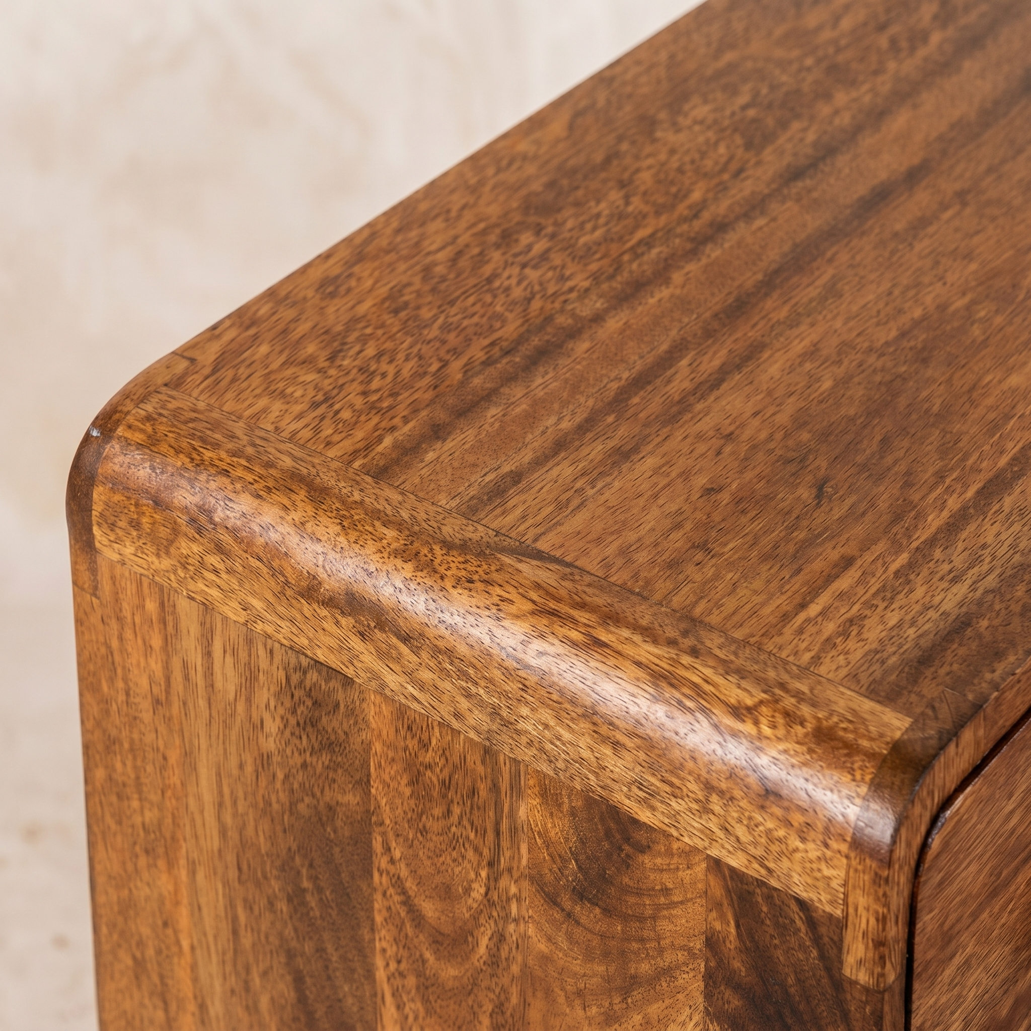Curved Honey Caramel Chest