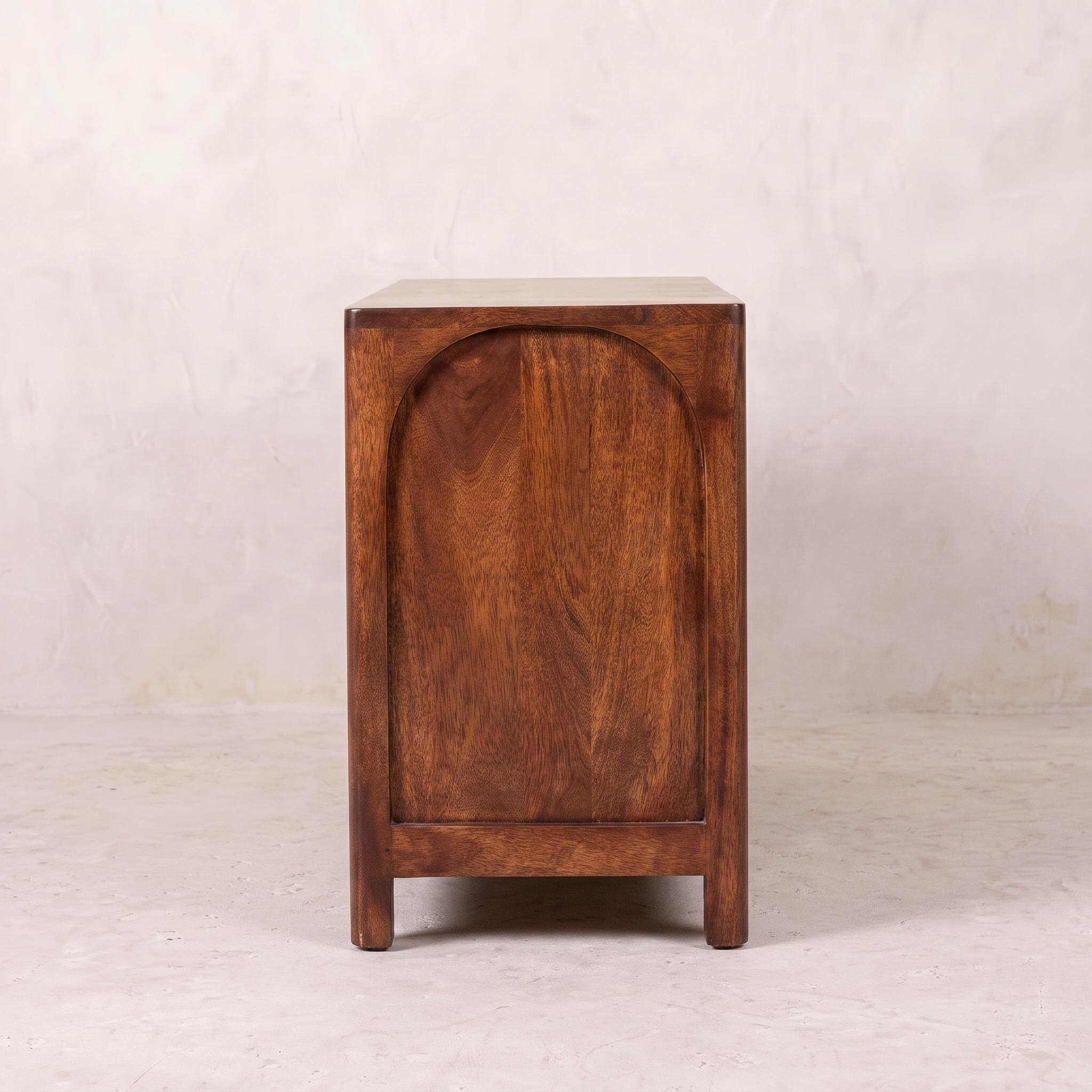 Arched Edge 2 Drawer Media Unit