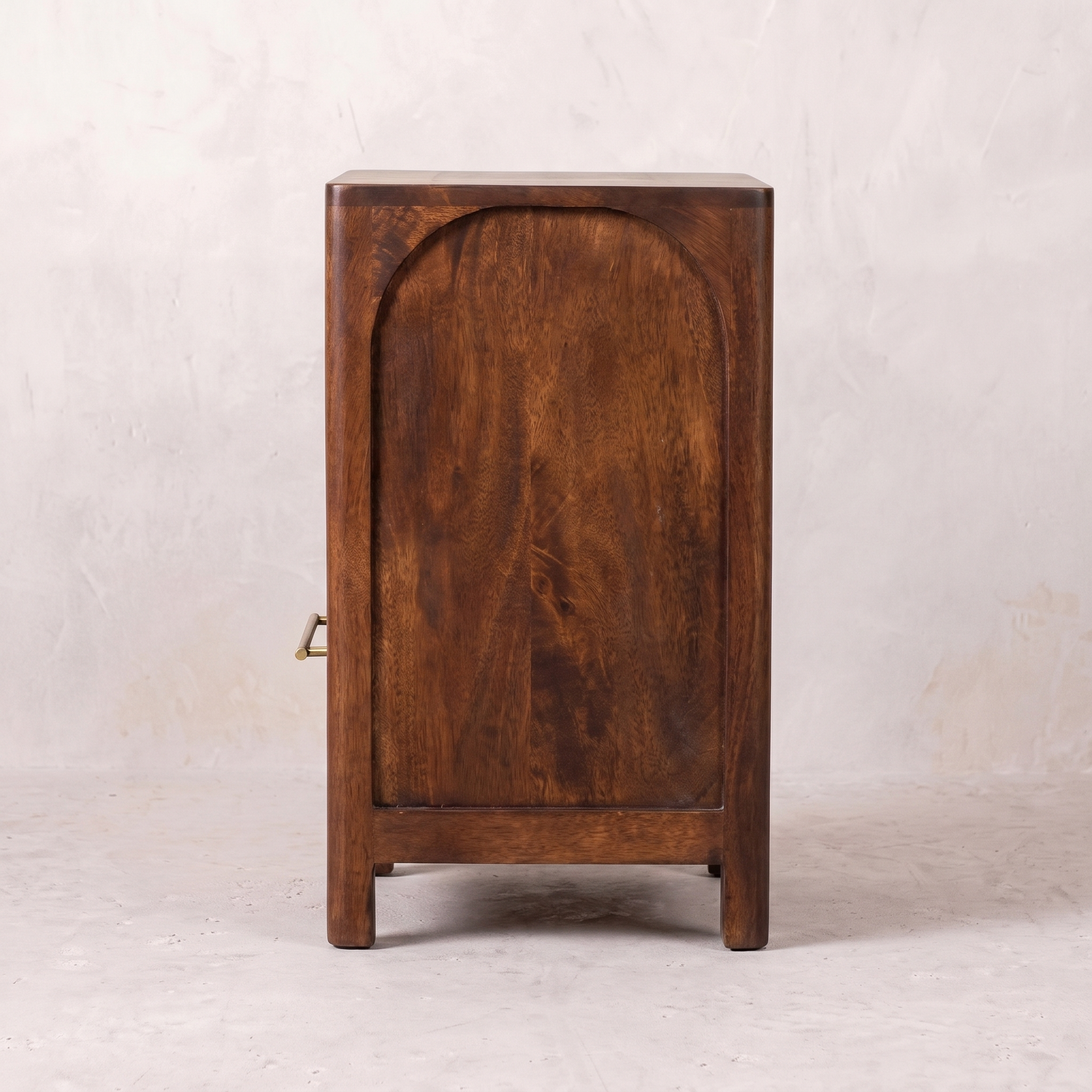 Arched Edge 1 Drawer Bedside