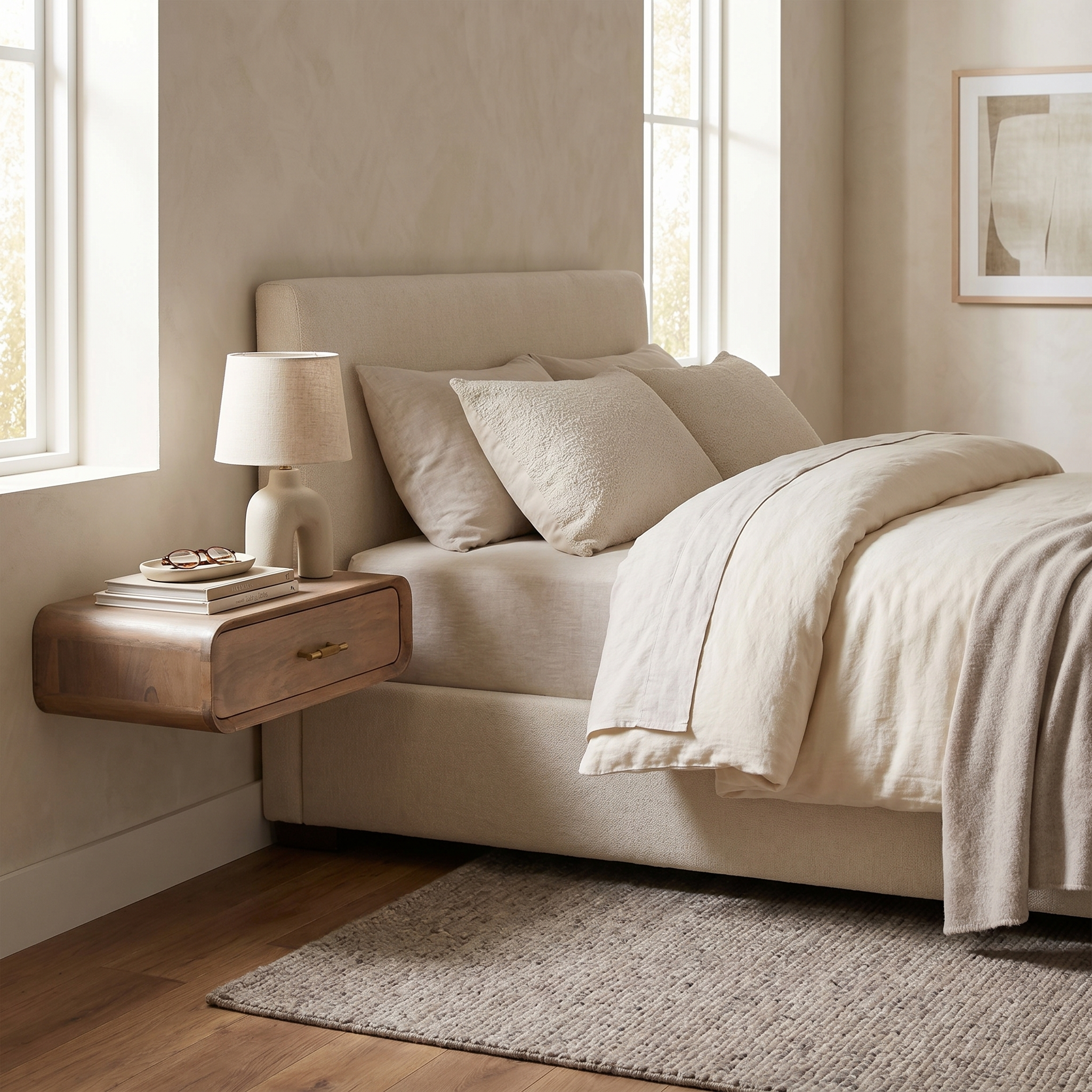 Sonoma T-bar Wall Mounted Bedside