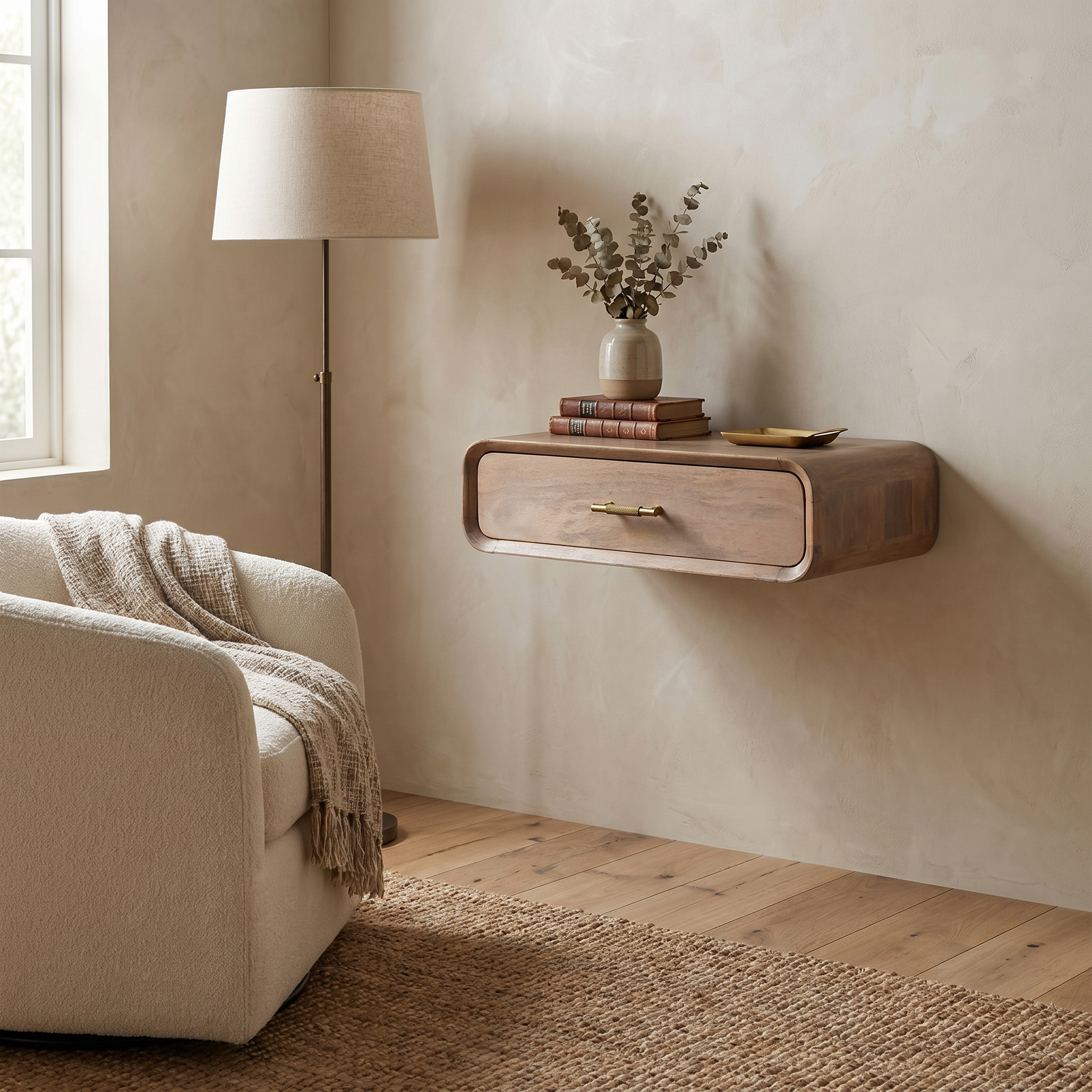 Sonoma T-bar Wall Mounted Bedside