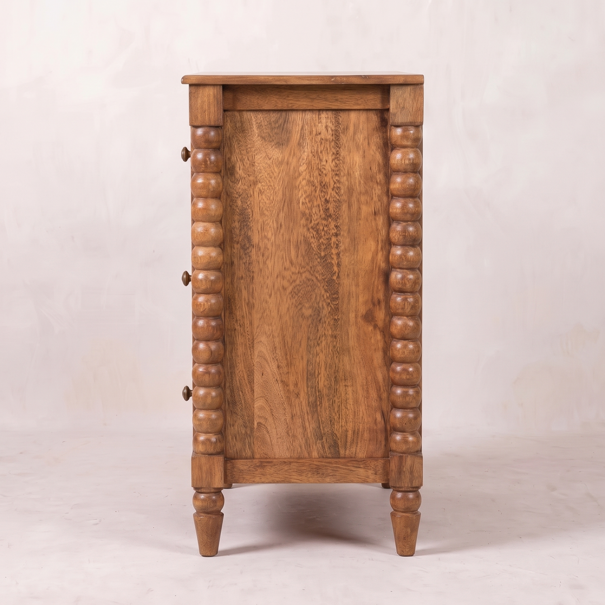 Solid Wood Amber Oak Chest of Drawers