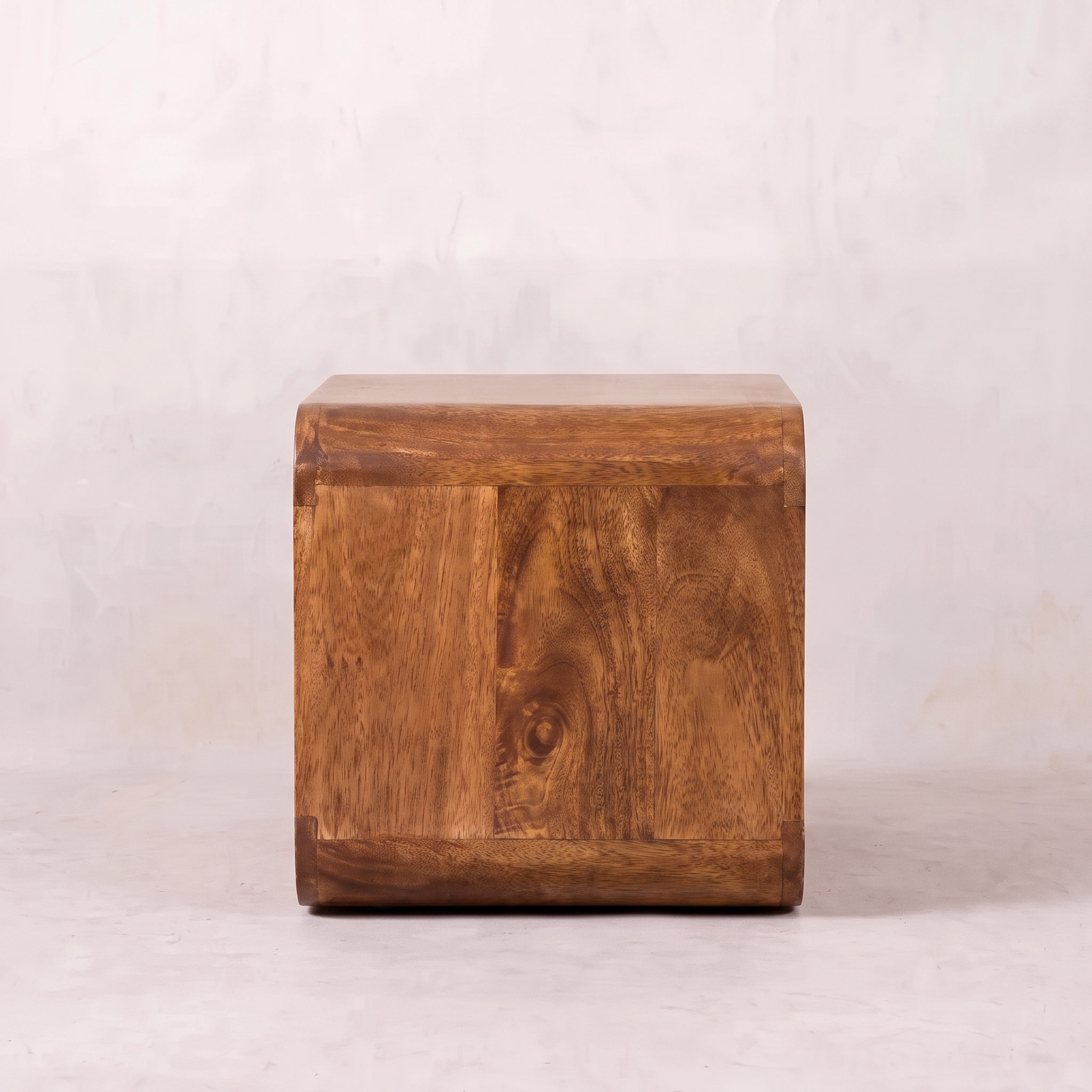 Honey Caramel 2 Drawer Floating Bedside