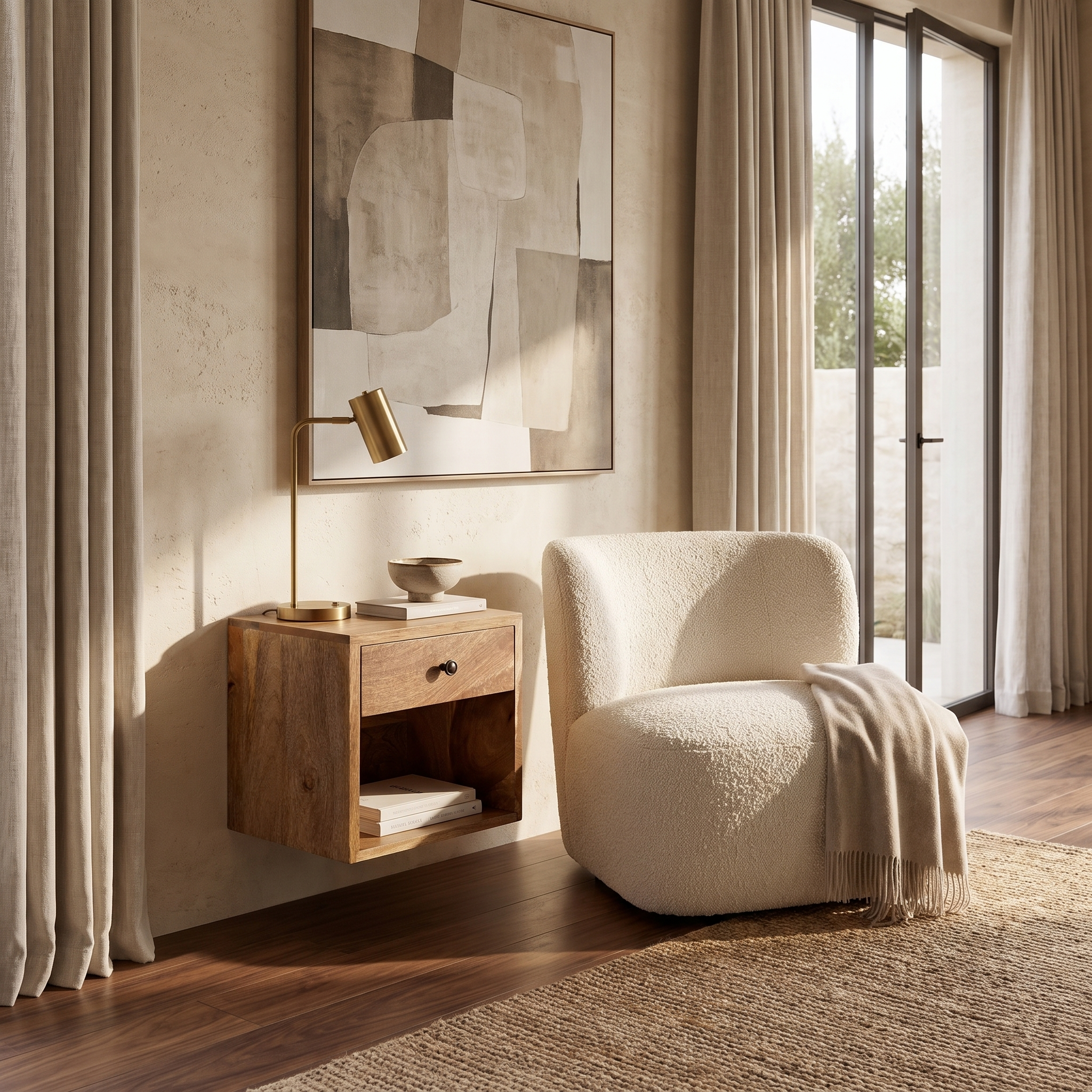 Floating Mini Classic Nightstand