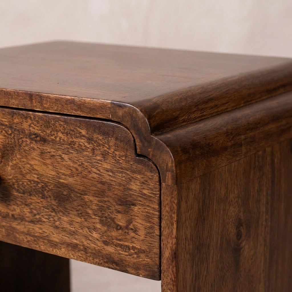 Solid Wood California Walnut Newton Nightstand