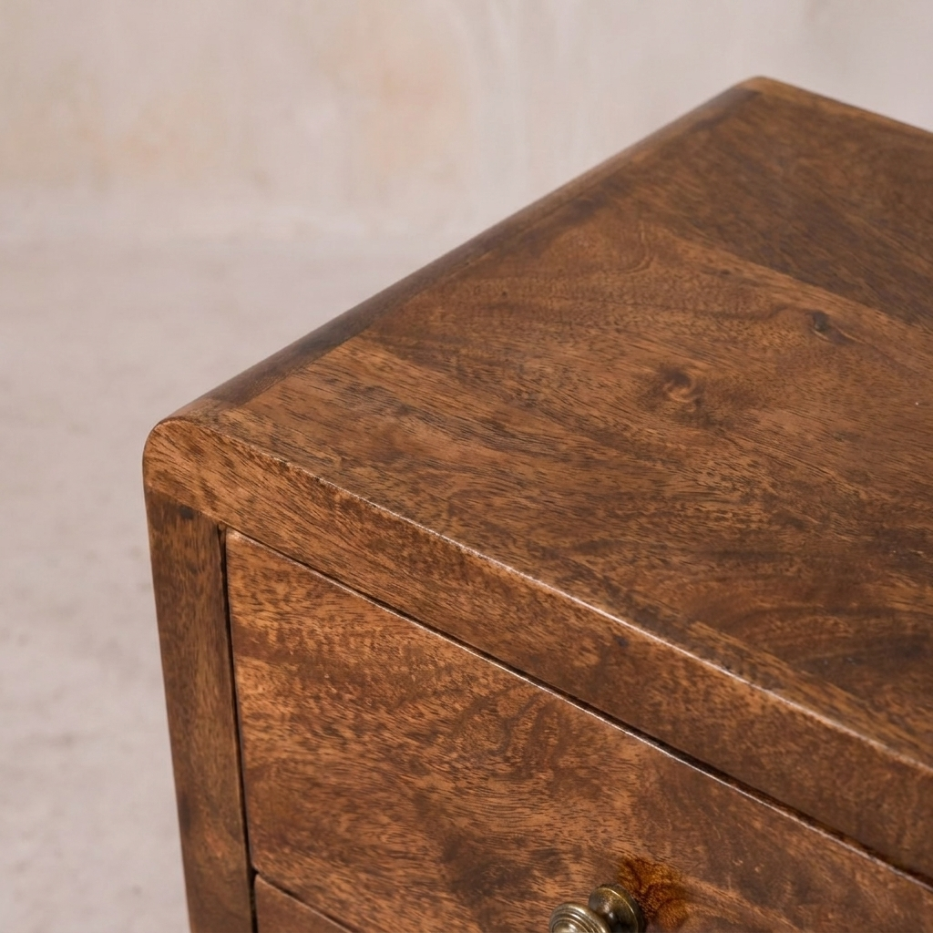California Walnut Naya Bedside