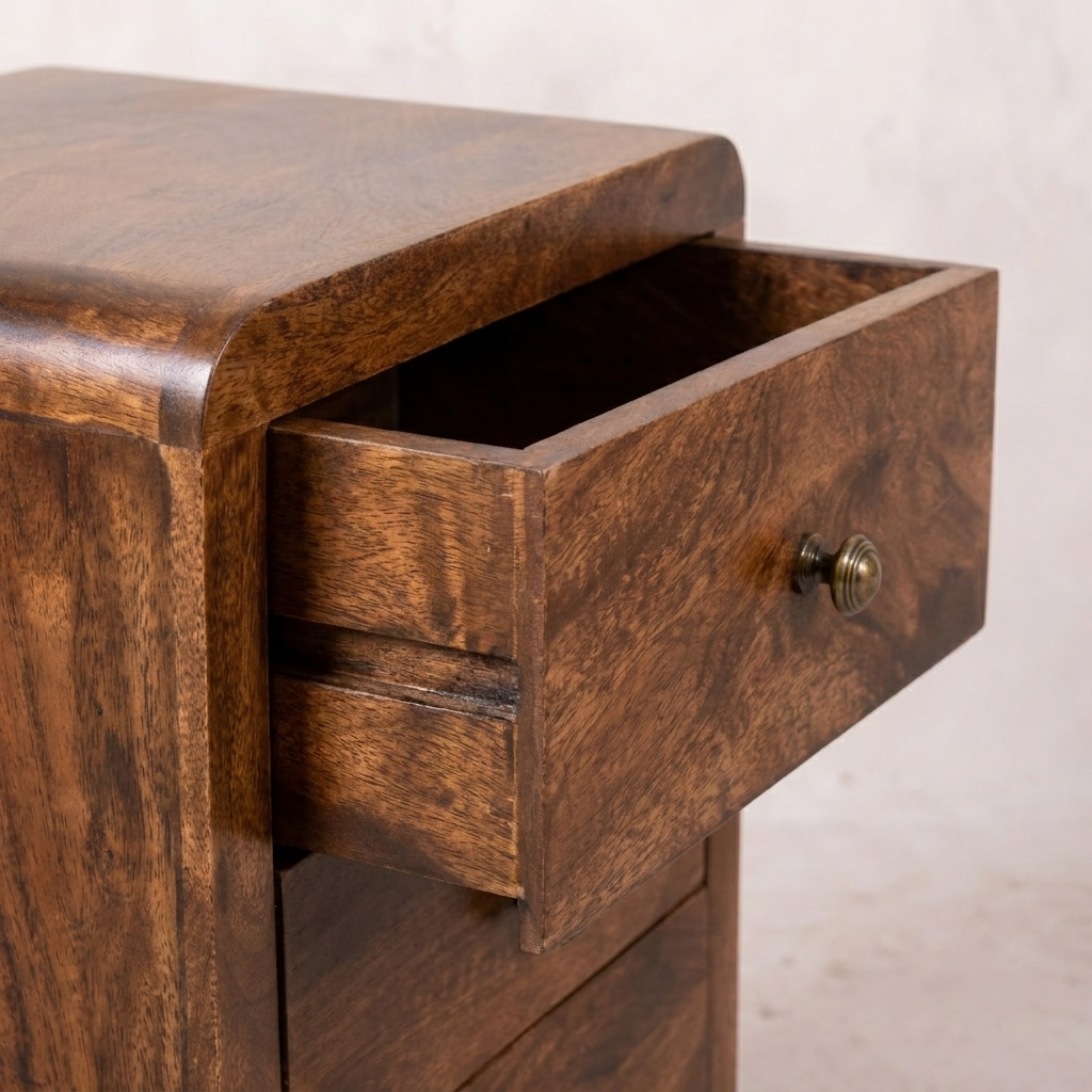 California Walnut Naya Bedside
