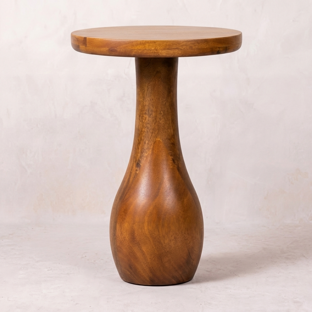Curved Base Side Table