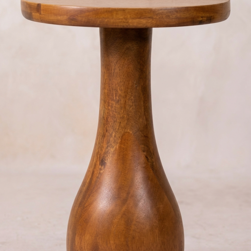Curved Base Side Table