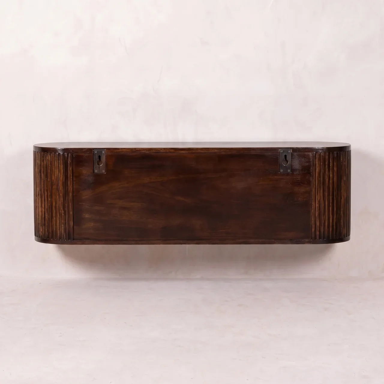 Chunky Chestnut Wall Mounted Console
