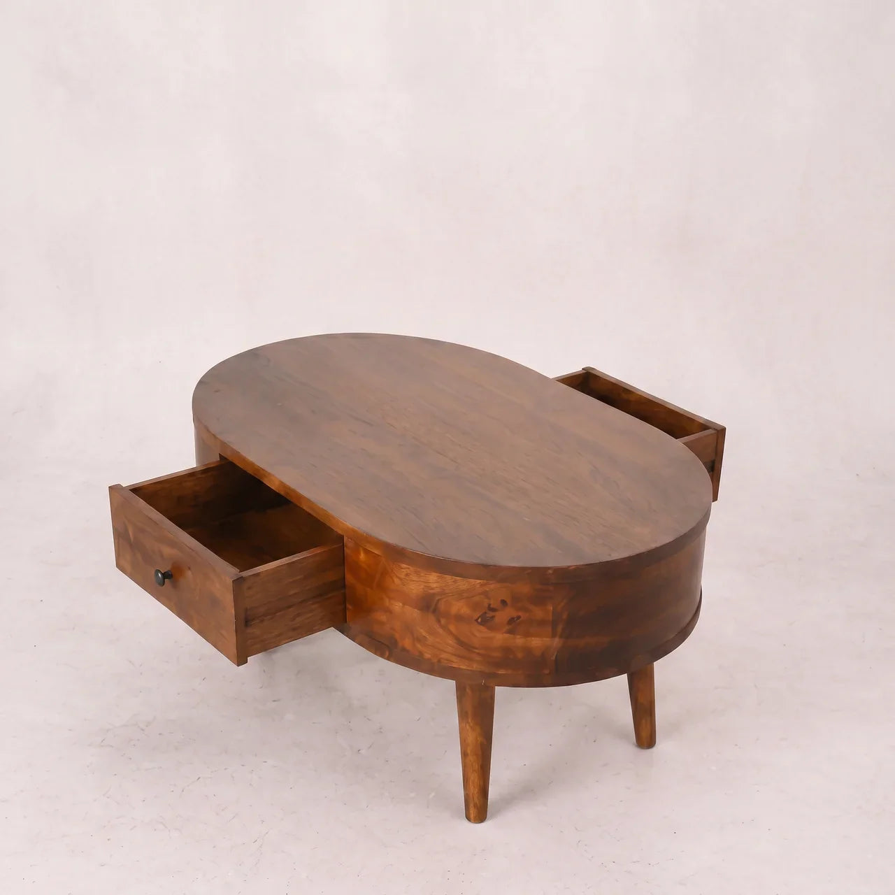 Chestnut Rounded Coffee Table