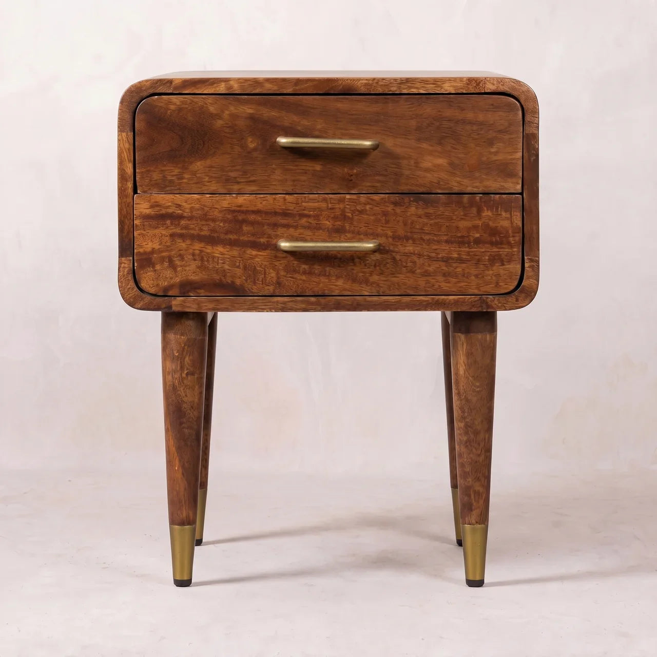 Valenza Two-Drawer Bedside Table