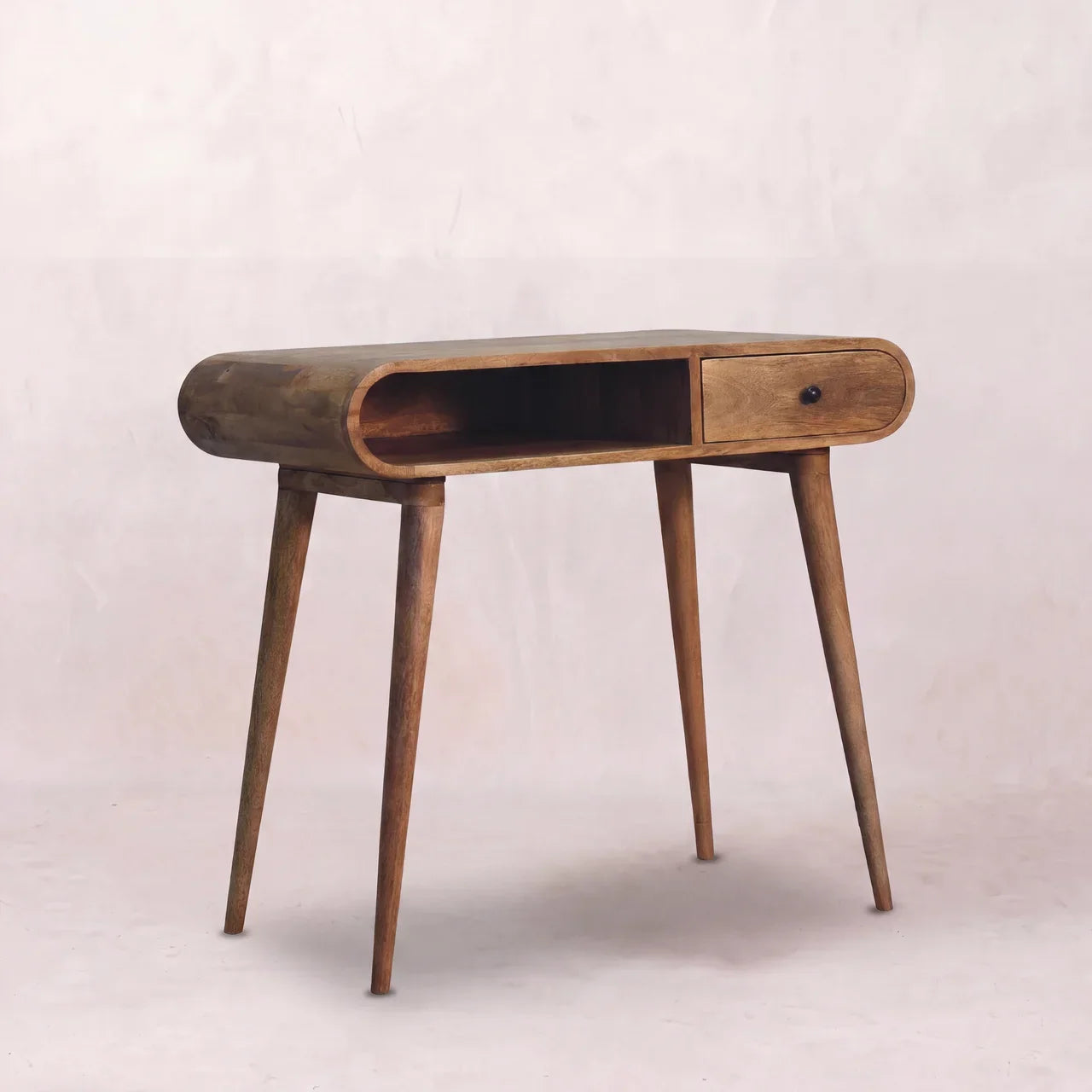 Curved Chestnut Writing Desk