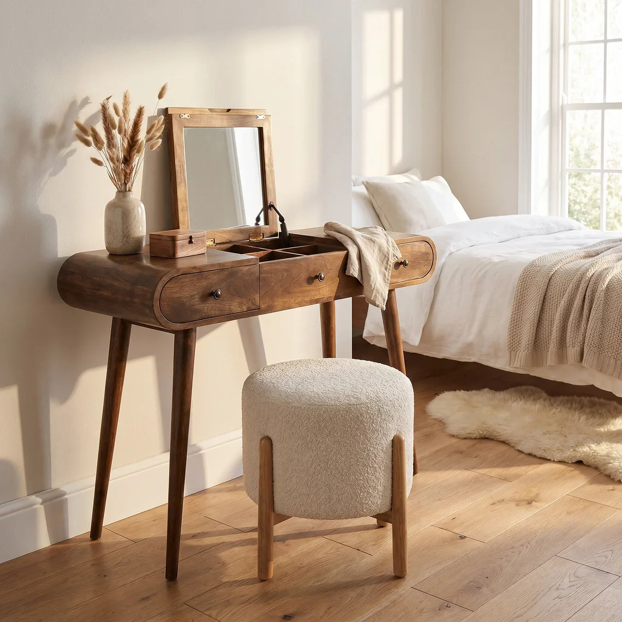 Contour Curve Dressing Table