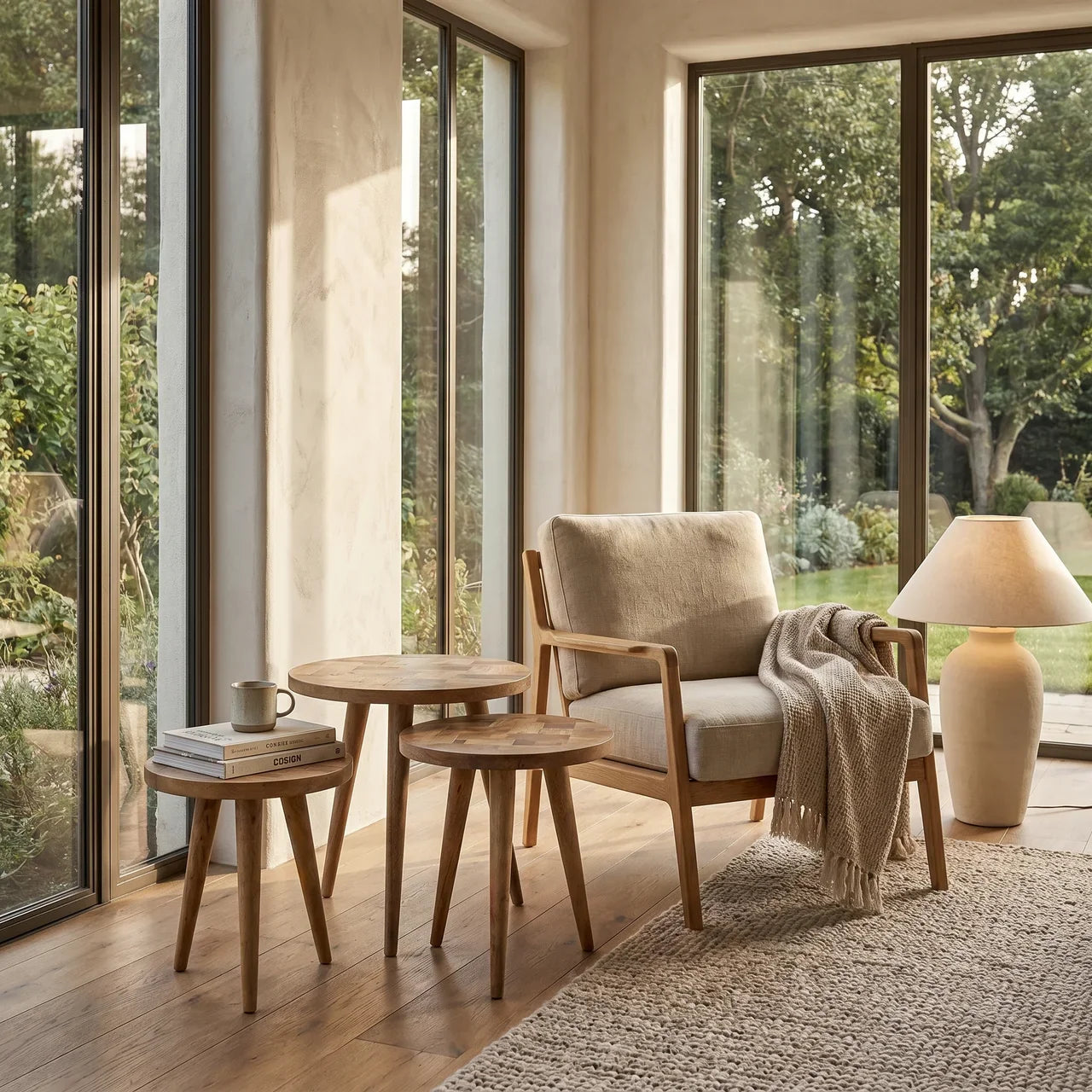 Patchwork Nesting Stools