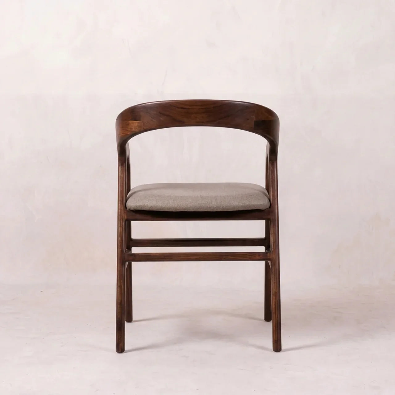 Chestnut Linen Deco Chair