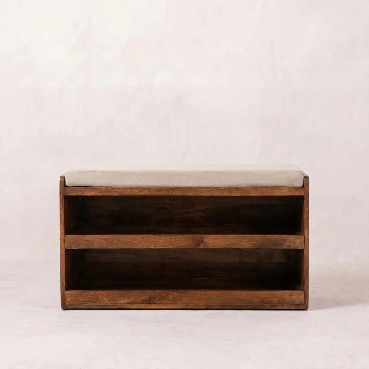 Mud Linen Shoe Bench