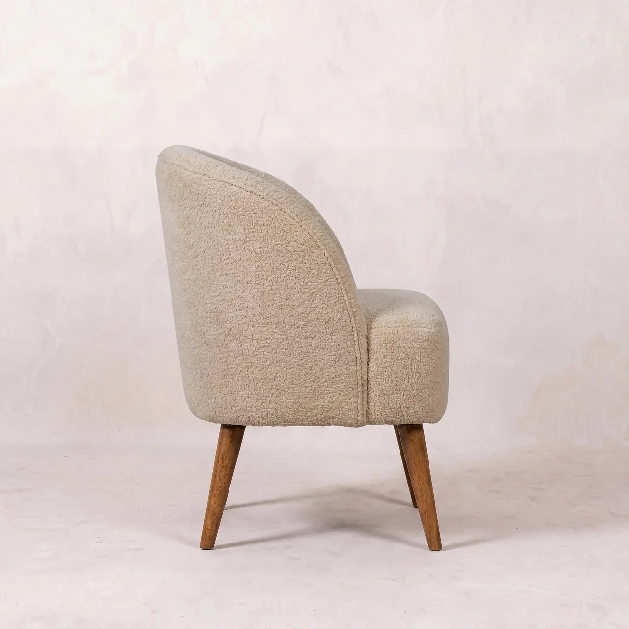 Cream Boucle Tub Chair