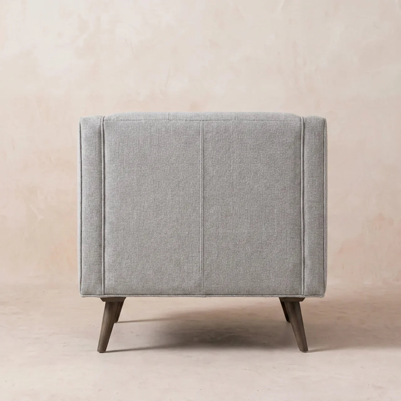 Grey Tweed Armchair