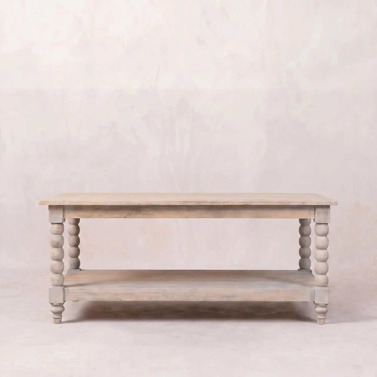 Solid Wood Acid Washed Coffee Table
