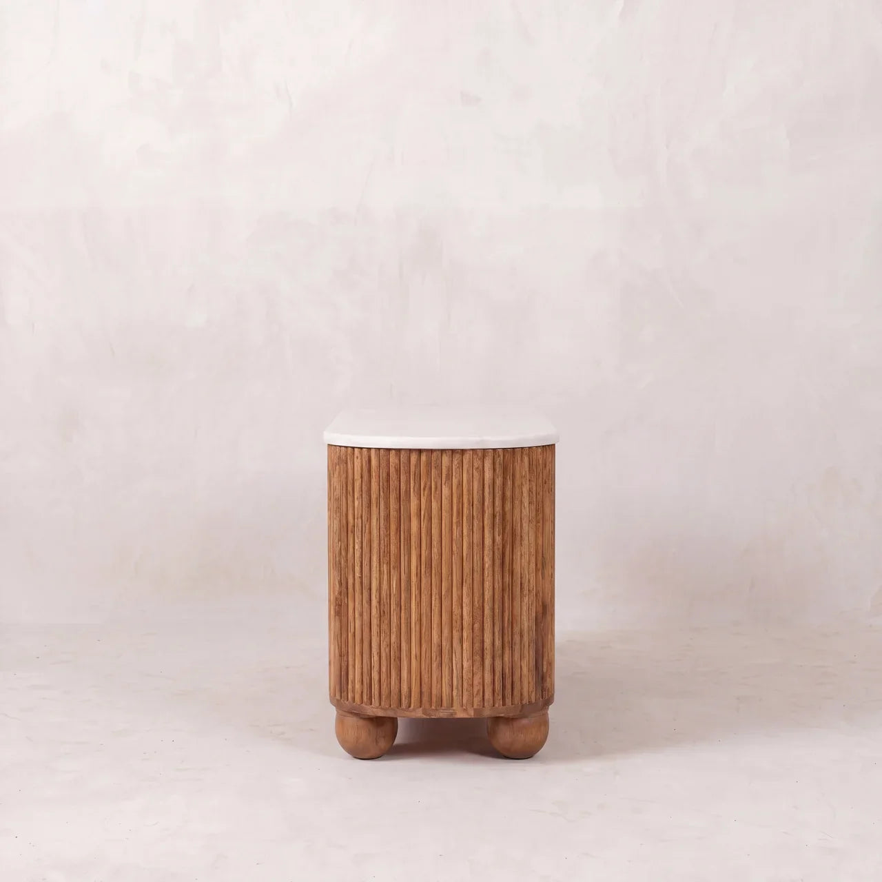 The Cove Marble Shoe Bench