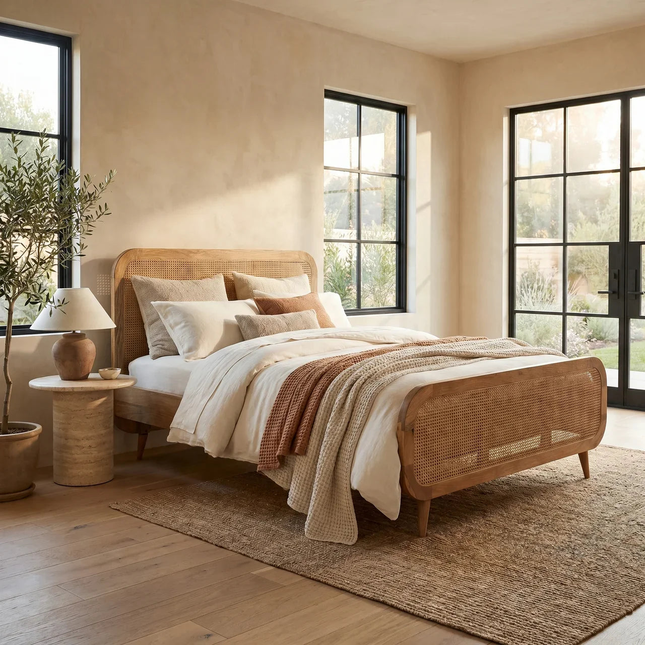 Rattan Bed