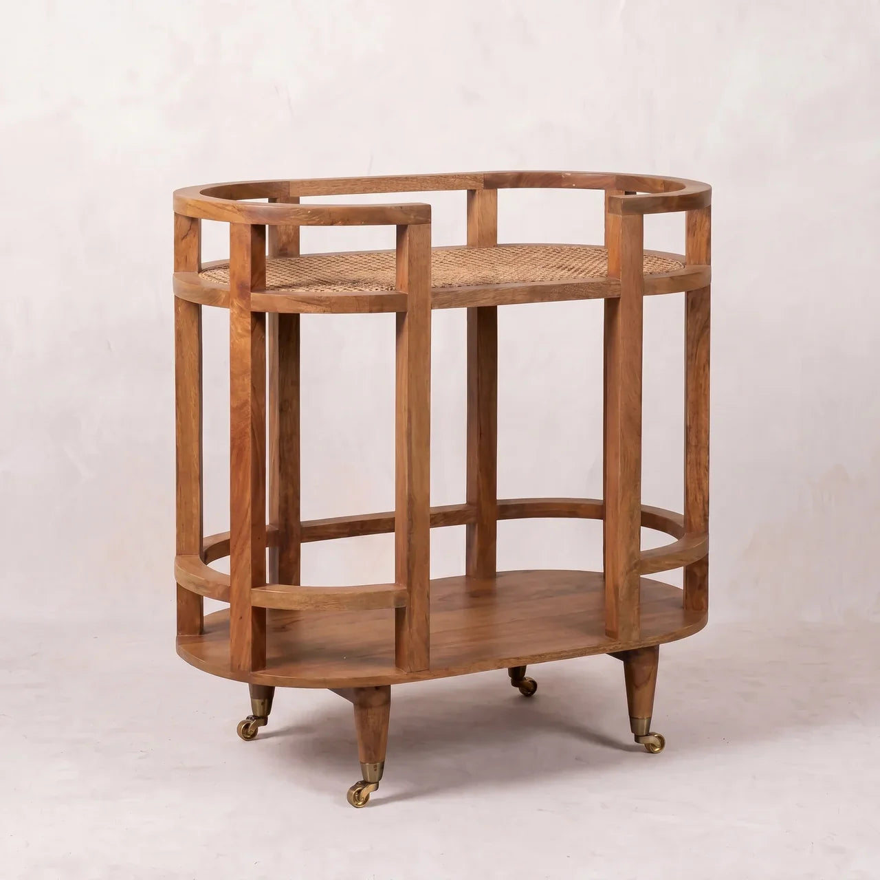 Saffron Rattan Butler Table
