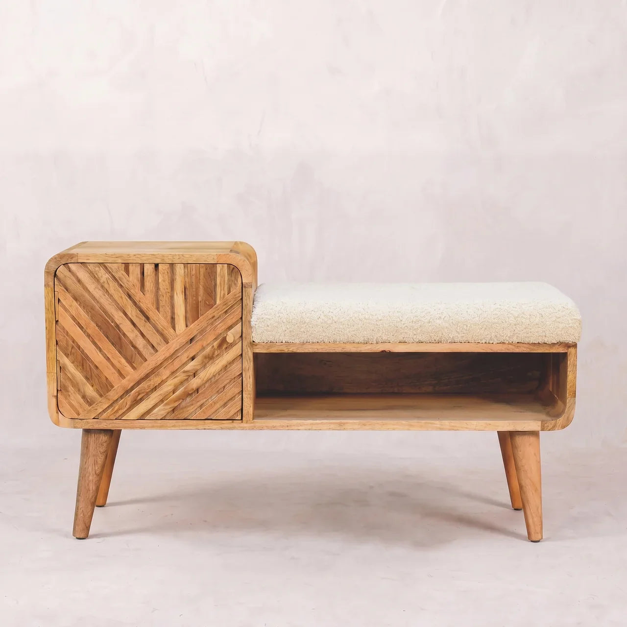 Boucle Carved Telephone Table