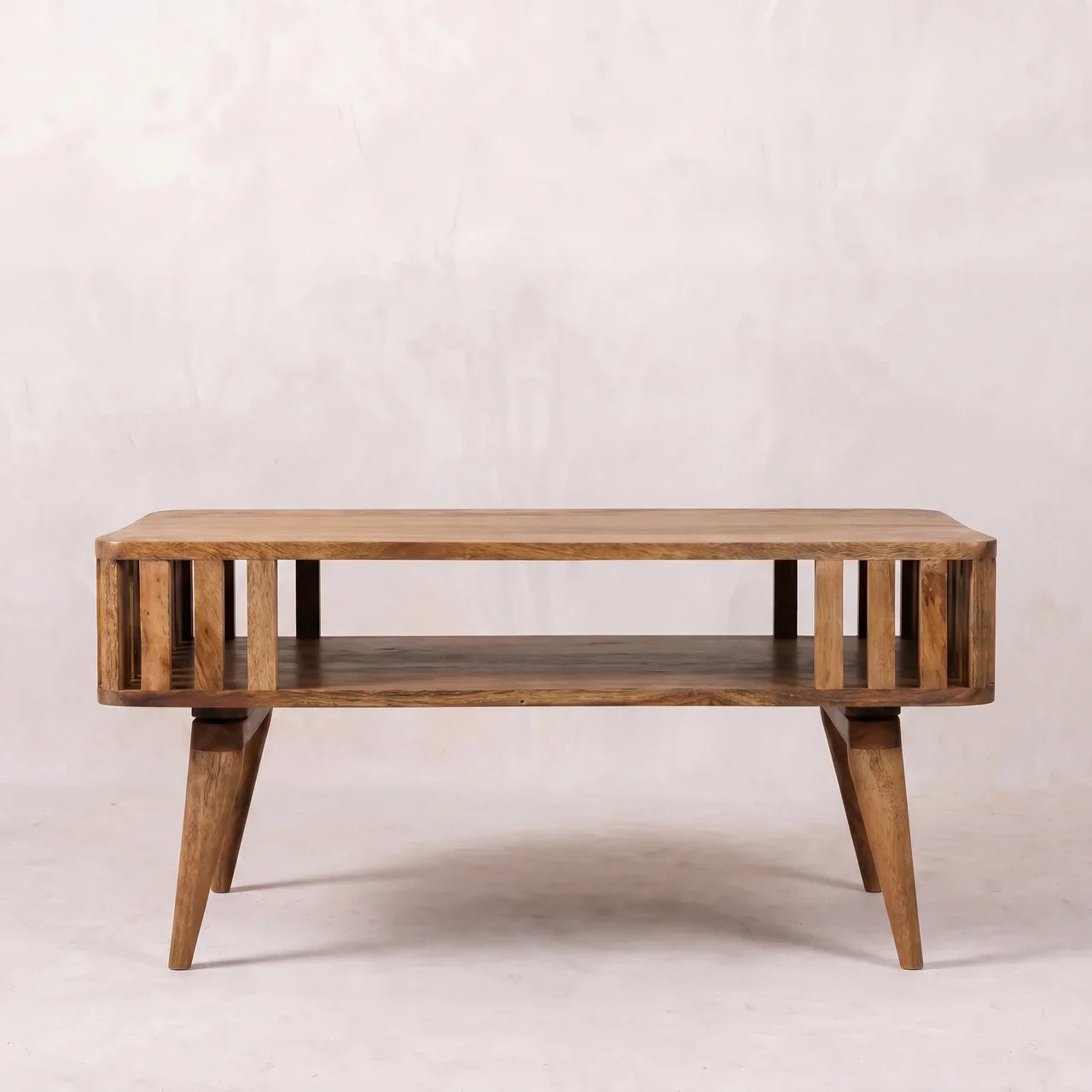 Slatted Oak-ish Coffee Table