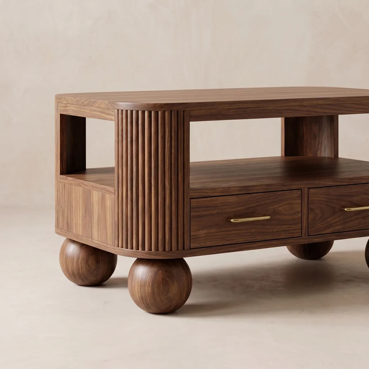 Sphere Leg Coffee Table