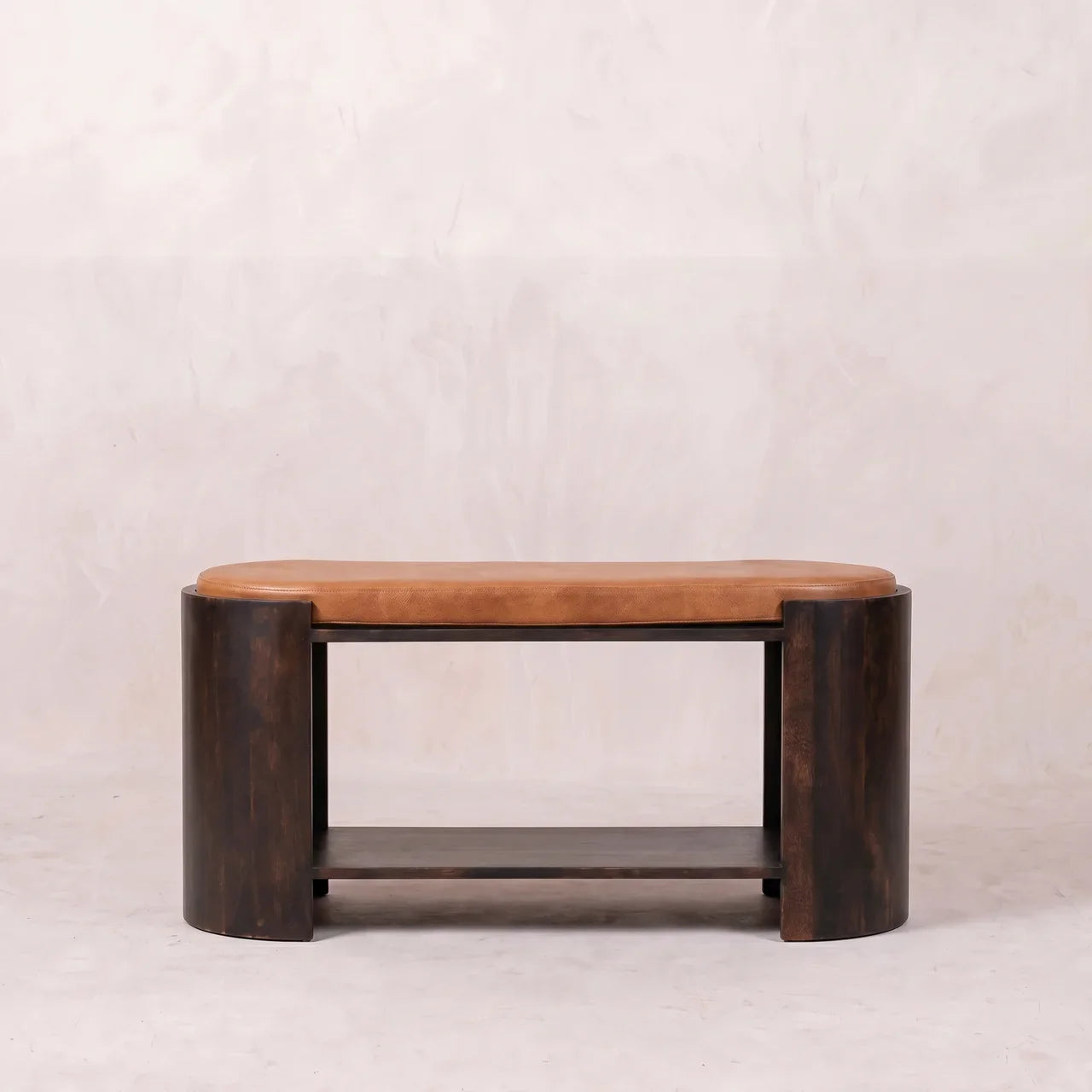 Valencia Leather Shoe Bench