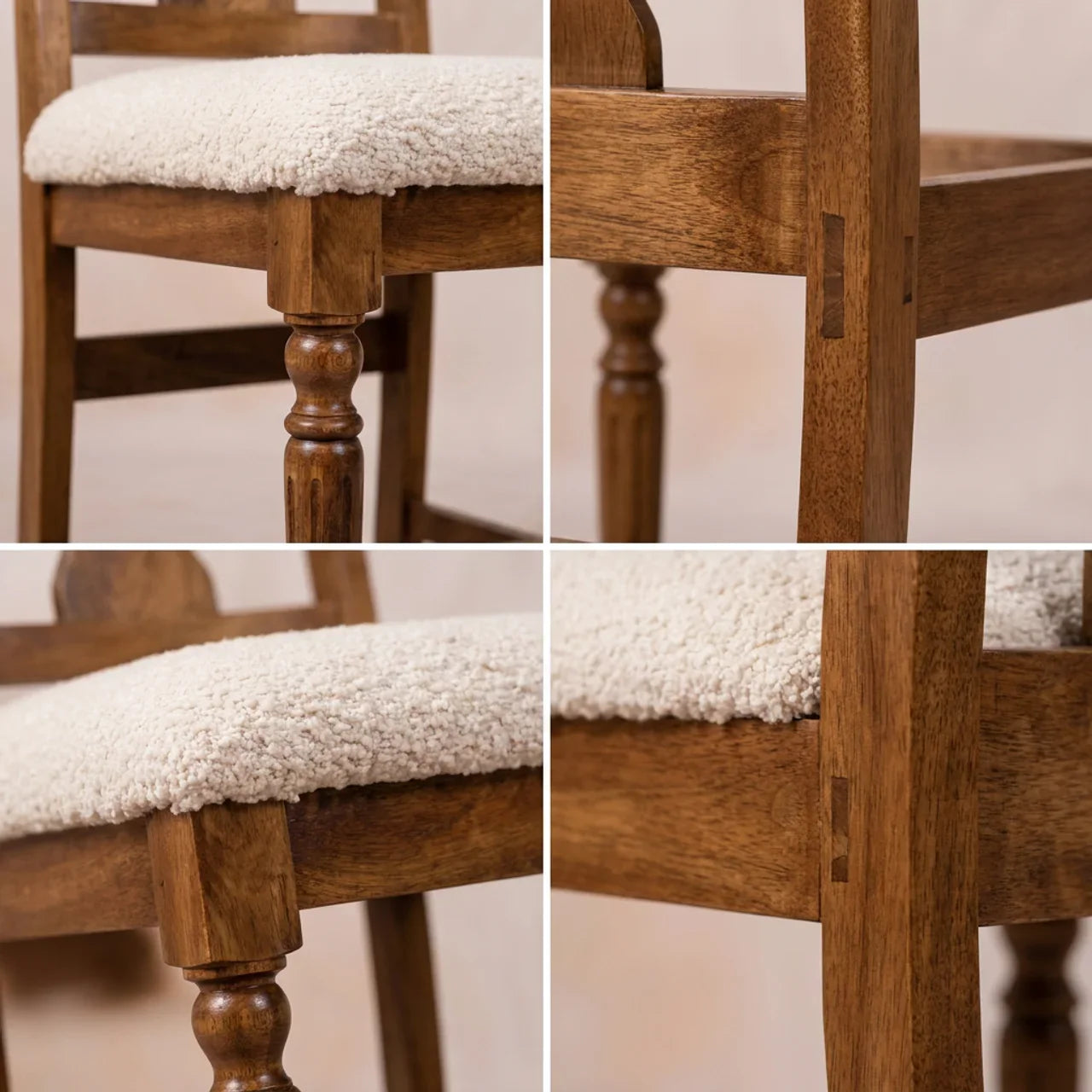 Writing Chair with Turned Legs