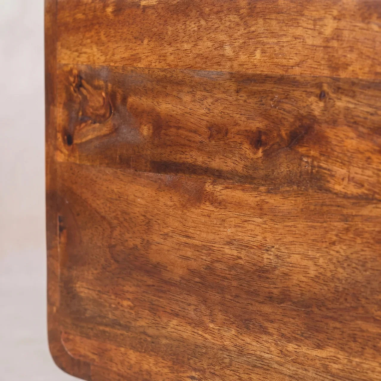 Curved Chestnut Blanket Box