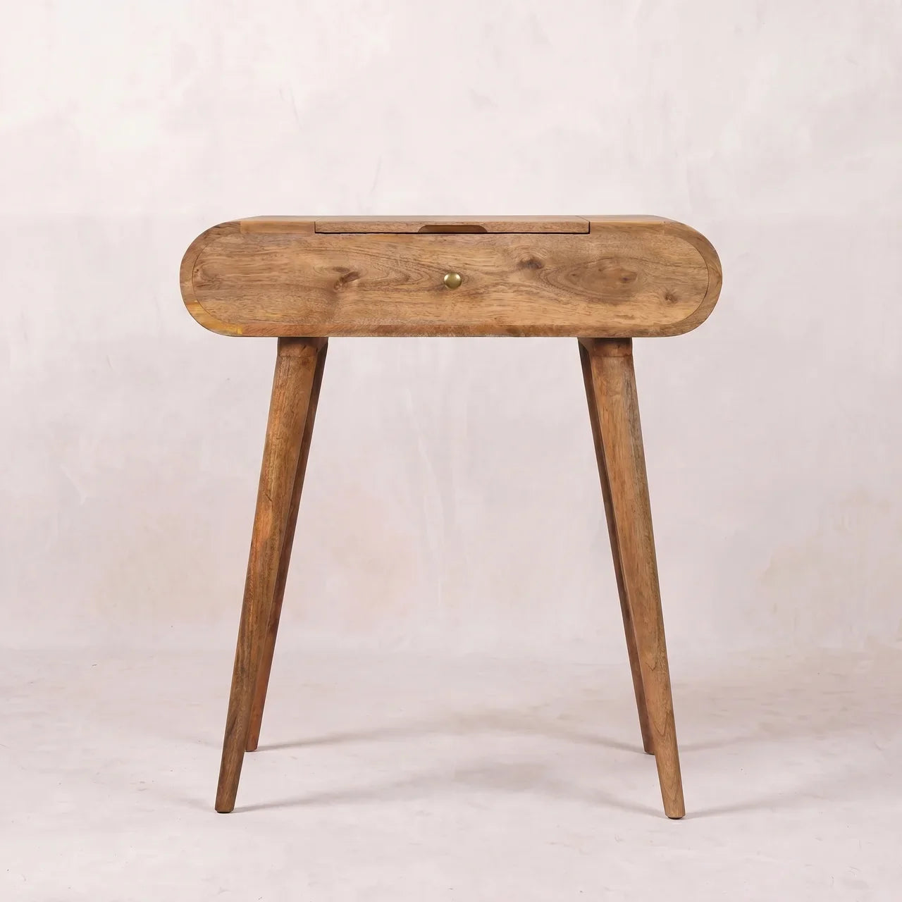 Mini Oak-ish Round Dressing Table