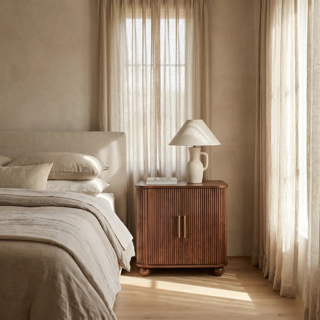 Solis Fluted Mini Sideboard