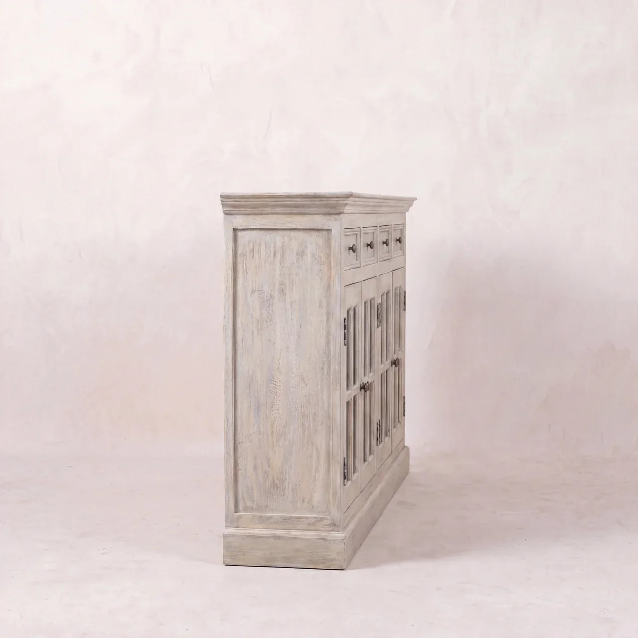 Stone Acid Wash Glazed Sideboard