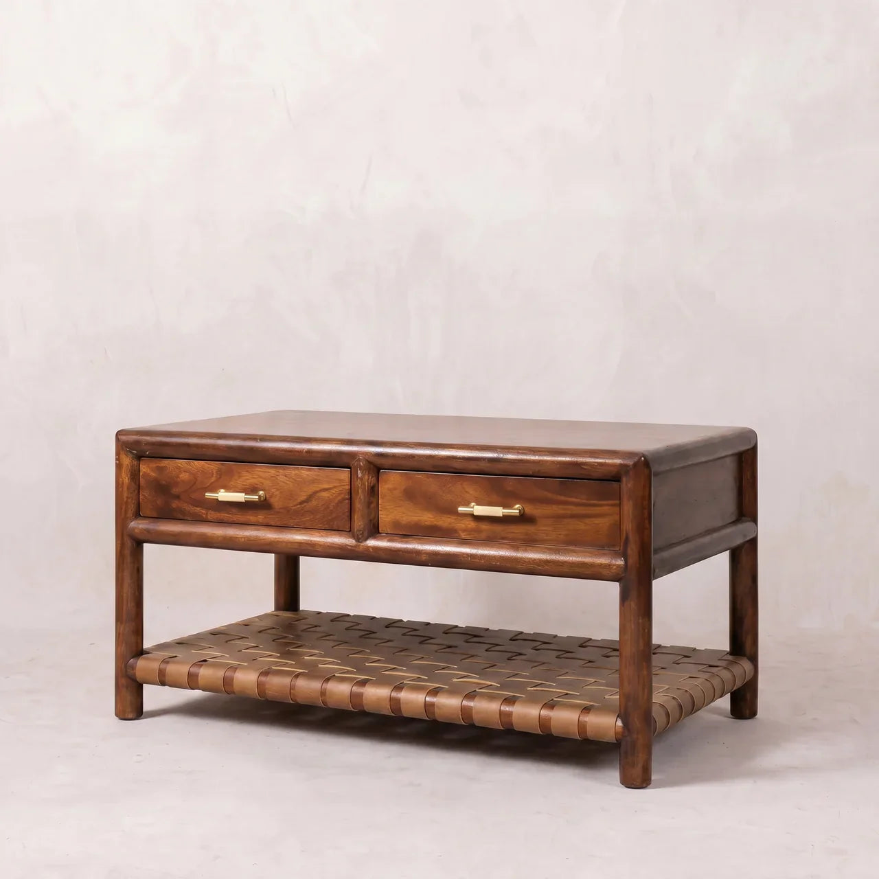 Regency Woven Coffee Table with 4 drawers