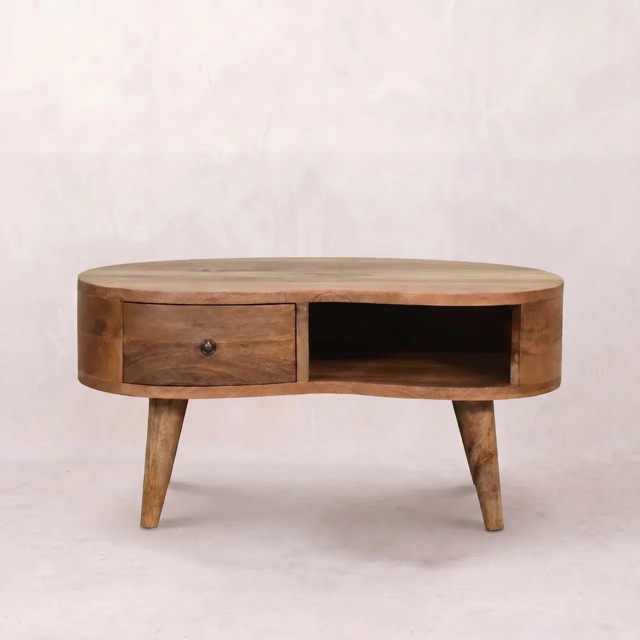 Mini Oak-ish Wave Coffee Table