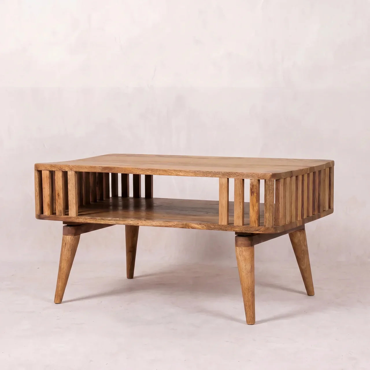 Slatted Oak-ish Coffee Table