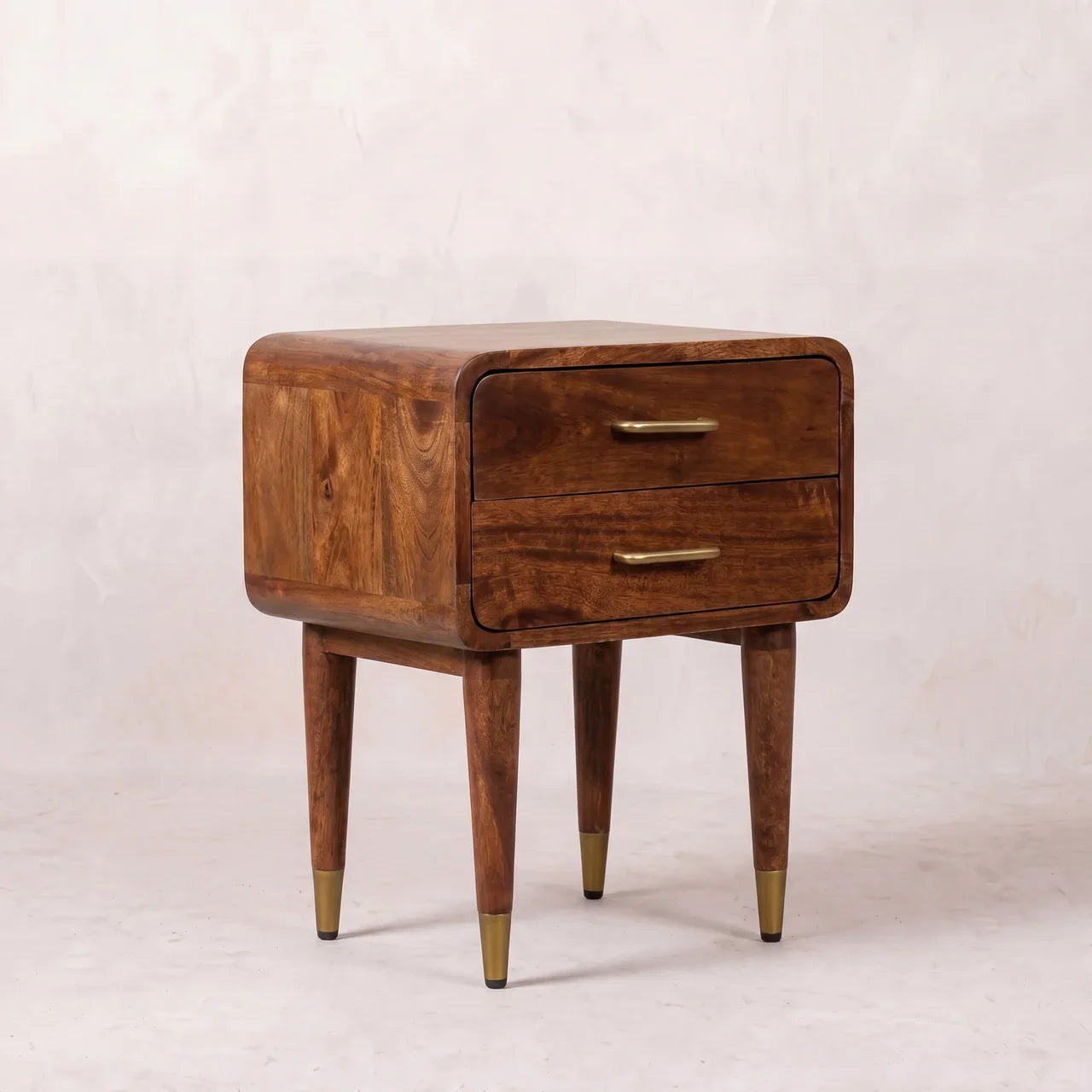 Valenza Two-Drawer Bedside Table