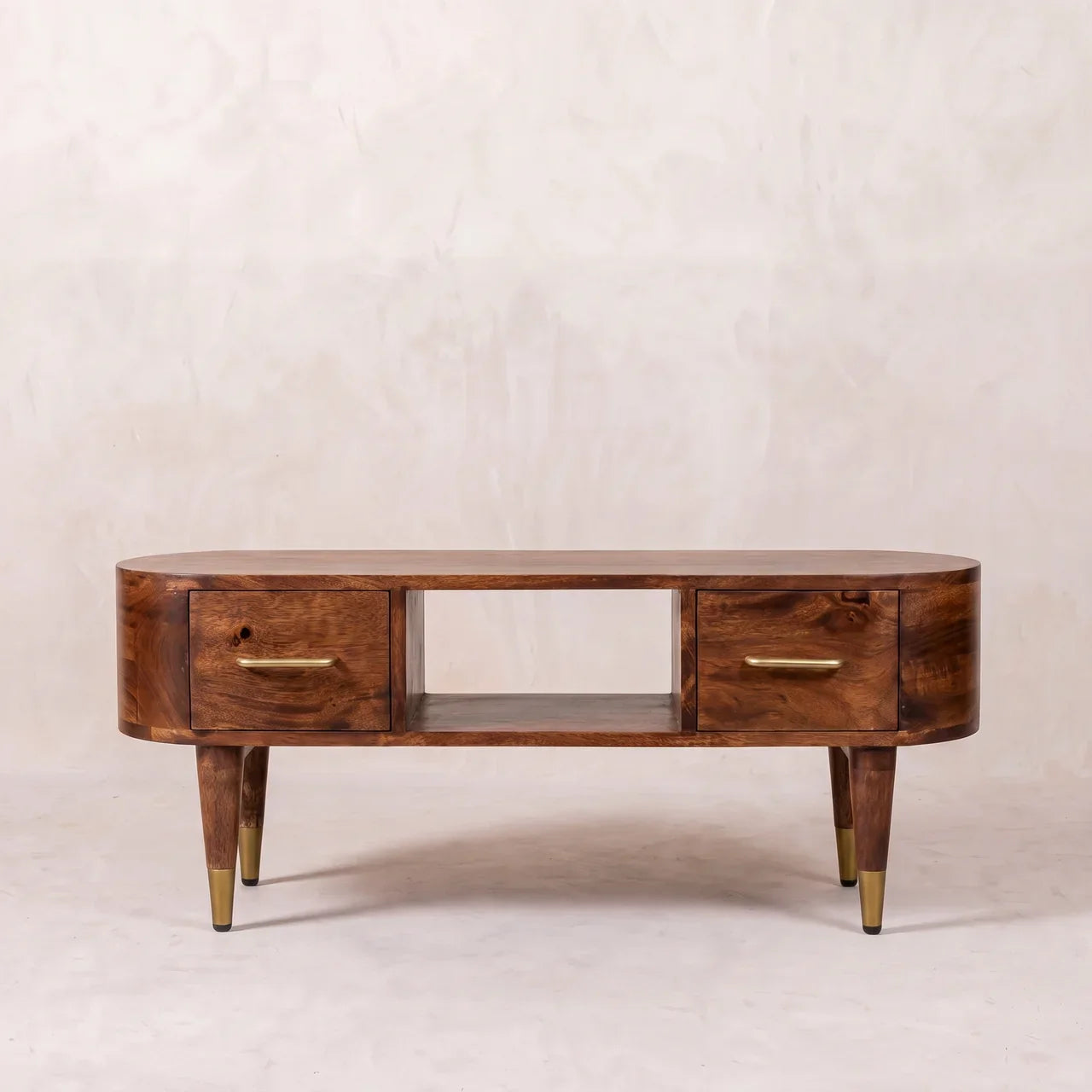 Valenza Curved Media Console