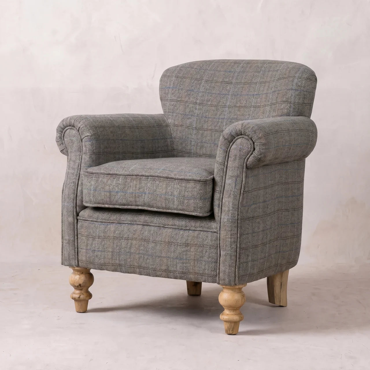 Multi-Tweed Armchair