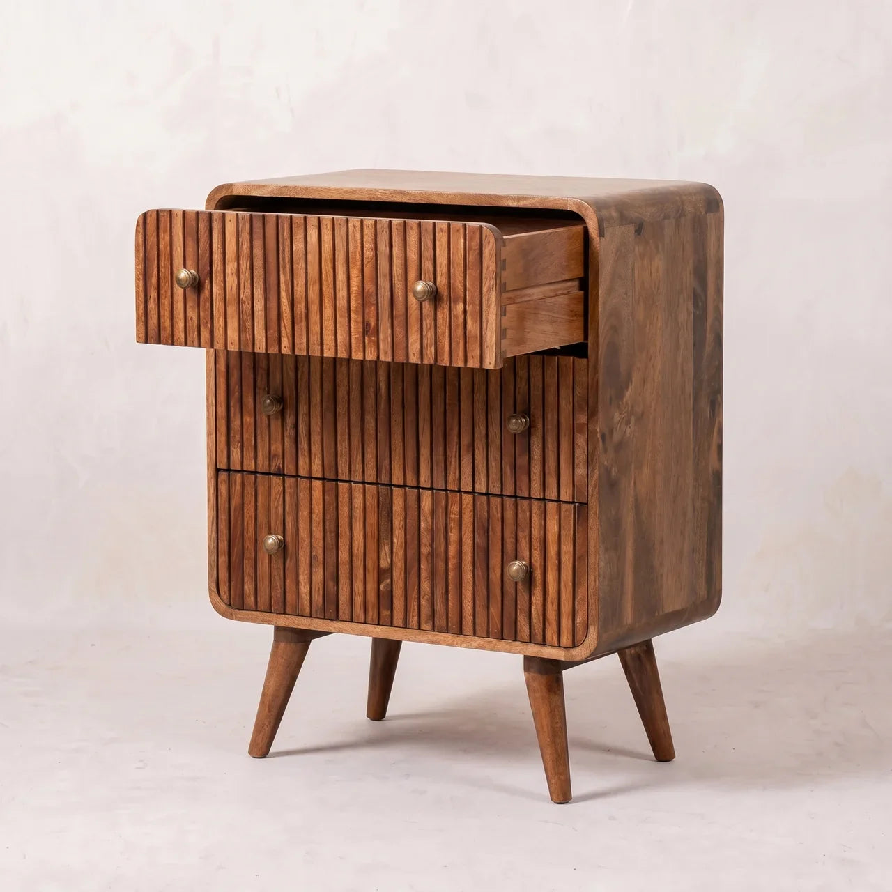 Honey Caramel T-bar Ridged Chest