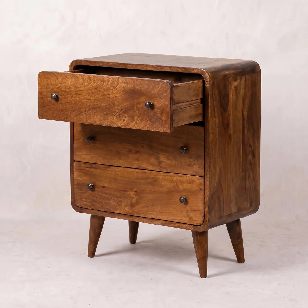 Mini Curved Chestnut Chest