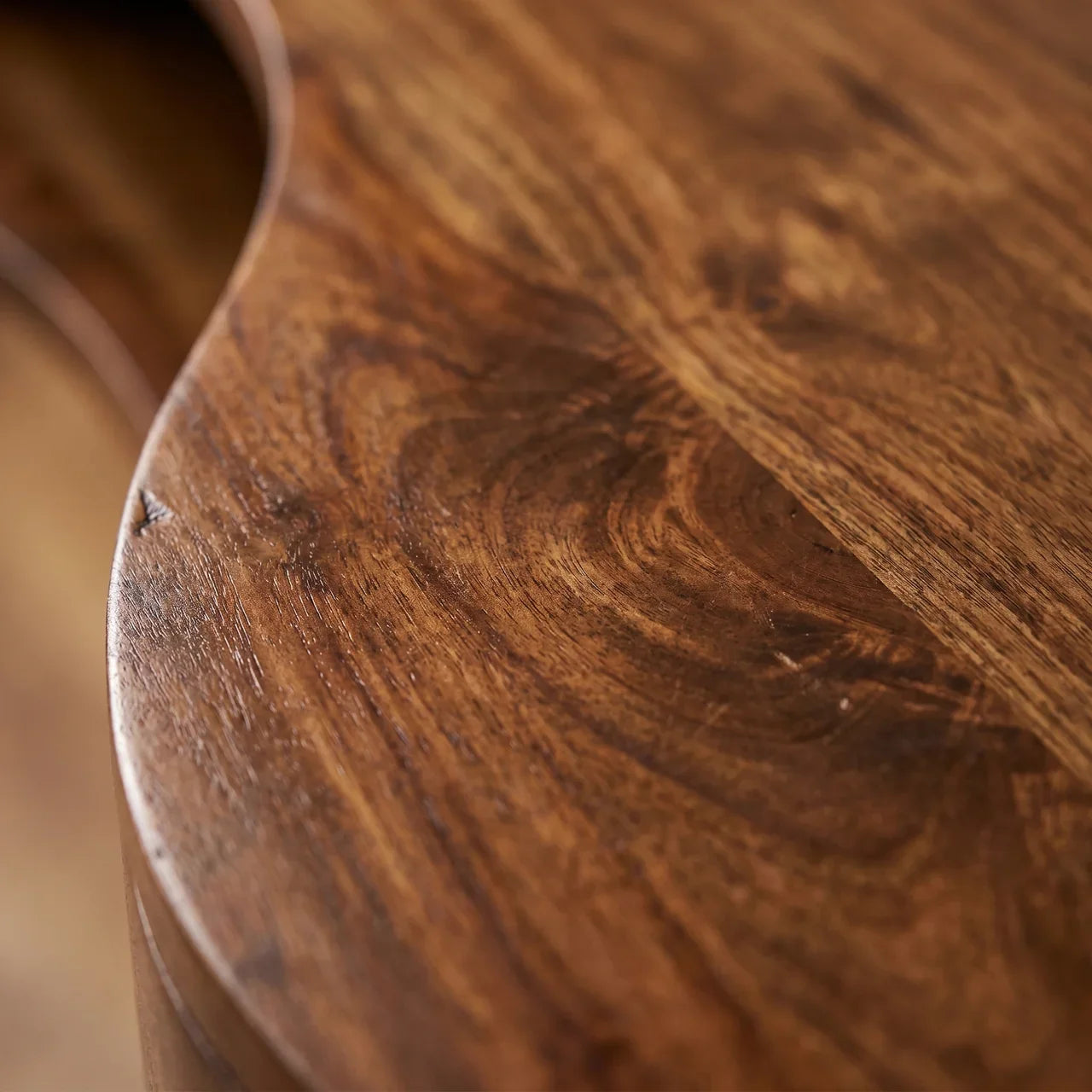 Chestnut Rounded Writing Desk