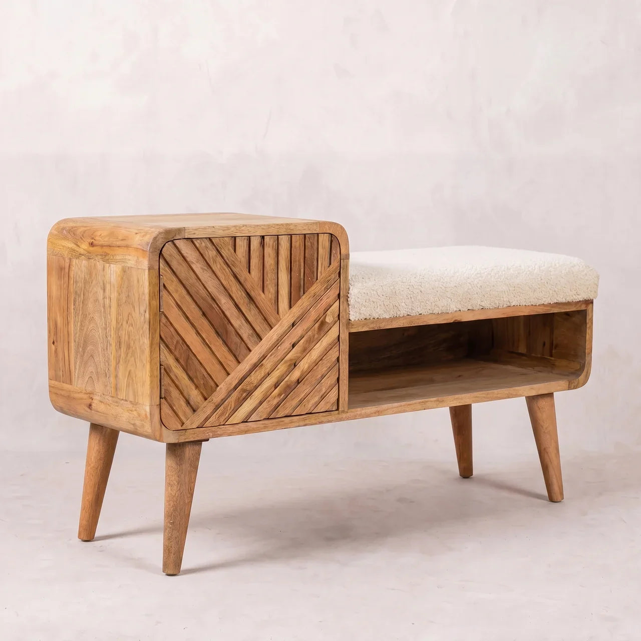 Boucle Carved Telephone Table